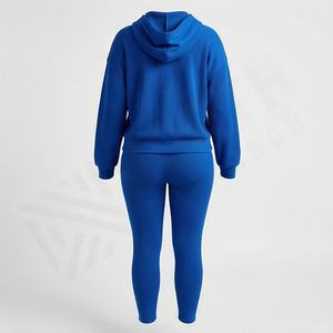 Conjunto Deportivo Ecológico para Mujer, Sudadera con Capucha y Cremallera, Pantalones Deportivos, Ropa Deportiva para Gimnasio, Fitness y Deporte, Venta al Por Mayor - Product Image 2