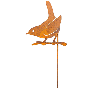 Precio bajo corte láser Metal oxidado pájaro estaca decorativa jardín Arte Jardín suministros accesorios búho decoración para patio y hogar - Product Image 4