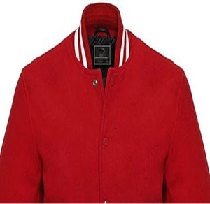 Wholesale Winter Stand Collar <b>Canvas</b> <b>Jacket</b> for Men Outdoor Cotton Letterman Bomber Baseball Varsity Coat - Product Image 4
