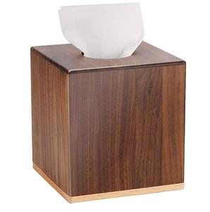 กล่องใส่กระดาษทิชชูทำจากไม้อะคาเซียกล่องกระดาษทิชชูทำมือติดโลโก้ออกแบบได้ตามต้องการ - Product Image 1