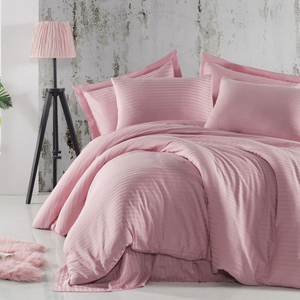 100% Cotton Solid <b>Satin</b> Eco-Friendly 200TC Modern All-Season Comforter Bedding Sets Factory Wholesale Cheap Durable - Product Image 1