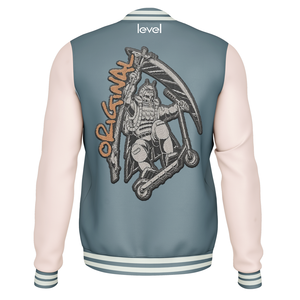 Veste universitaire personnalisée de haute qualité pour hommes, patchs de broderie en chenille en cuir noir véritable, style Letterman à la mode, hiver - Product Image 2