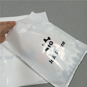 Sacs à bijoux personnalisables avec logo Sac à provisions écologique pliable et réutilisable de luxe avec poignée découpée pour l'expédition de vêtements - Product Image 3