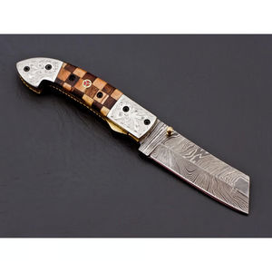 Durable <b>Industrial</b> Grade Damascus Steel Fixed Blade Kitchen <b>Knife</b> Wood Handle 12-inch Overall Length Custom Logo Option Pakistan - Product Image 6