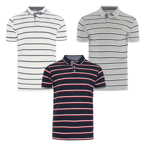 Polos de hombre de algodón de punto duraderos fabricados a granel con camiseta Polo de calidad OEM ajustada a la moda - Product Image 1