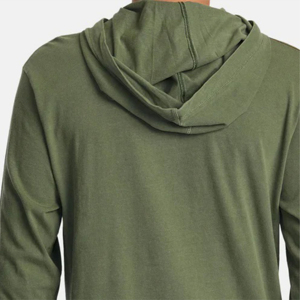 เสื้อฮู้ดแบบสวมหัวสำหรับผู้ชายโอเวอร์ไซส์ผ้าคอตตอน100% ชั้น6XL มีฮู้ดแบบเรียบสองชั้นสำหรับใส่วิ่งขนาดพลัสไซส์ - Product Image 6