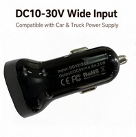 OEM Großhandel Smartes Mobiltelefon Dual-Port USB 5V 4.8A Auto-Ladezubehör 24W Auto-Ladegerät Adapter auf Lager