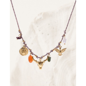 CUCOCUCA Collane con ciondolo fatte a mano 473250450 con pietre naturali e pezzi in acciaio inossidabile per uso quotidiano Spedizione UE in 48 ore - Product Image 2