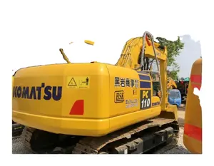 Excavadoras de orugas usadas de alta calidad PC110 KOMATSU, excavadoras usadas de movimiento de tierras, excavadoras hidráulicas de 11 toneladas a la venta