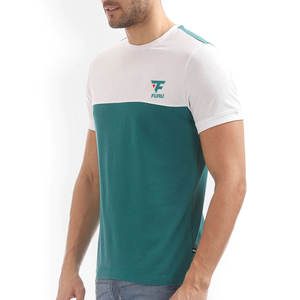T-shirts pour hommes en coton 100% coupe ajustée avec logo personnalisé OEM |   T-shirts d'été en gros à prix avantageux |   Anti-rides et respirant - Product Image 4