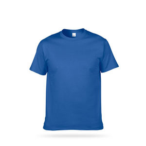 Camiseta 100% de algodón de alta calidad para hombre, camiseta OEM con estampado de logotipo personalizado, ajustada, corta, gruesa, 220gsm, camiseta de Material liso en blanco para hombre - Product Image 5