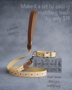 Custom Engraved Webbing Dog Collar Tribal Pattern for Boys & Girls 1 Width - Product Image 3