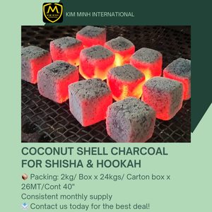 CARBÓN DE COCO AL MEJOR PRECIO PARA SHISHA HOOKAH DE VIETNAM - Product Image 5