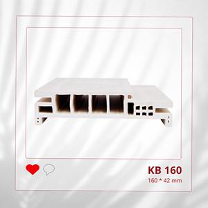 Marco de puerta WPC de alta calidad K100 K125 K160 Diseño moderno Material de PVC Blanco Impermeable Precio al por mayor DEWOO DOWOO - Product Image 4