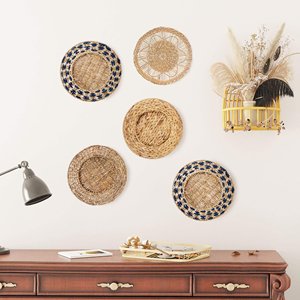 Napperon en jacinthe d'eau de style Boho, tissé à la main naturel, chargeur de plaques, quantité en vrac, plaques de chargement bon marché - Product Image 4