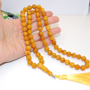 Tasbih de Oración Ecológico de Resina, Regalo Islámico para el Eid, Cuentas de Oración Musulmanas para la Atención Plena Espiritual - Product Image 4