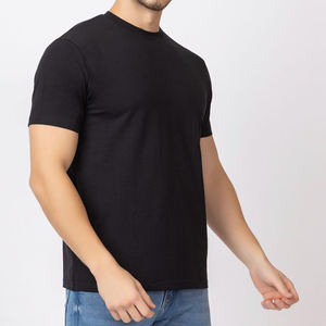 Latest Unique Design Summer Wear Cotton <b>Men's</b> T-<b>Shirt</b> Solid <b>Colour</b> in Custom Design O-Neck Breathable Casual T-<b>Shirt</b> For <b>Men</b> - Product Image 2