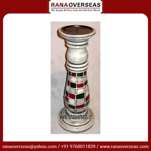 Most Selling Product Event Decoration <b>Coloured</b> Wooden <b>Candle</b> Stand for Home Decoration Hotel Decoration at Wholesale Price - Product Image 2