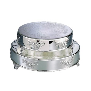 Ring Ceremony Or Wedding Party Celebration Handmade Decorative Cake <b>Stand</b> Top Trending Rounded 3 Tire Metal Cake <b>Stand</b> - Product Image 4