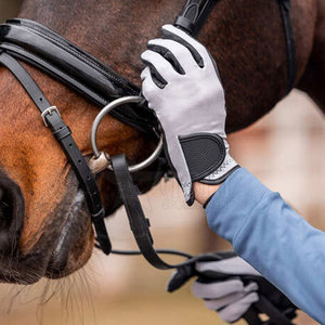 Gants de sport équestre de la meilleure qualité Gants d'équitation en cuir synthétique de qualité supérieure avec logo personnalisé Haute qualité fabricant - Product Image 6