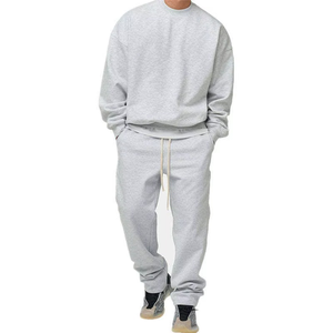 2025 chándal de algodón y poliéster 100% para hombre de calidad superior, sudaderas con capucha informales y conjuntos de Jogger con técnicas impresas - Product Image 1