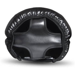 Protector de cabeza de boxeo profesional superventas, protector de cabeza con logotipo personalizado, equipo de protección de boxeo, cuero de vaca de la mejor calidad - Product Image 3