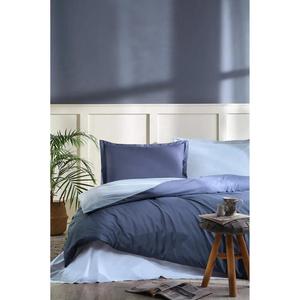 Juego de funda nórdica Özdilek Double Ranforce Indigo Sky Blue Colourist Collection - Product Image 1