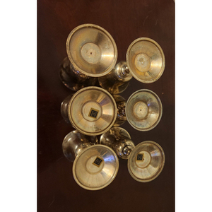 Copa redonda de calidad superior para servir cerveza y vino, artículos elegantes de metal plateado para bebidas, ideales para bares y entretenimiento - Product Image 5