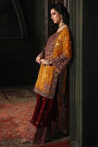 Robes d'hiver de qualité supérieure pour femmes, salwar kameez pour femmes, shalwar kameez en velours brodé de haute qualité - Product Image 4