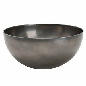 Stylish Round Shape Metal Serving Bowl Decorated Antique Silver Ware Bowl for <b>Kitchen</b> and Restaurant Dining Table Use - Product Image 1