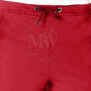 Shorts décontractés pour hommes sur mesure, couleur unie, 100 % coton, séchage rapide, service OEM, logo personnalisé, taille mi-haute, fermeture à cordon - Product Image 5