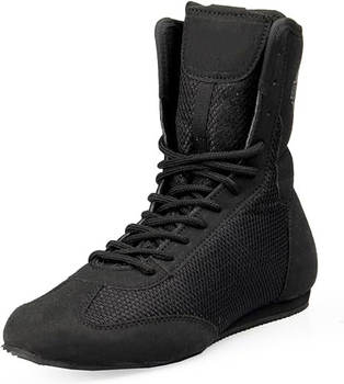 Wholesale Customized Export Quality Black Mesh Rubber Lightweight Training Wrestling Boxing Shoes