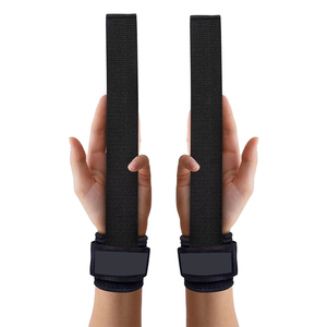 Nouveau design de sangles d'haltérophilie personnalisées 1 paire de sangles d'haltérophilie en néoprène tarif de gros OEM personnalisé - Product Image 4