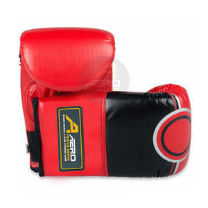 Gants de boxe Aero Faster Impex PU anti-boulochage, rouge et noir, équipement d'entraînement durable pour la boxe et le sparring, toutes saisons - Product Image 6