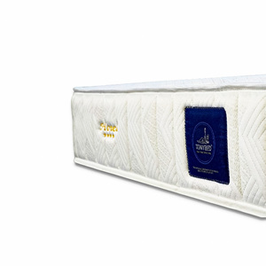 Matelas hybride avec logo personnalisé, avec système de ressorts ensachés Fourniture par l'usine, confort haut de gamme pour chambre d'hôtel, mobilier en vrac - Product Image 5