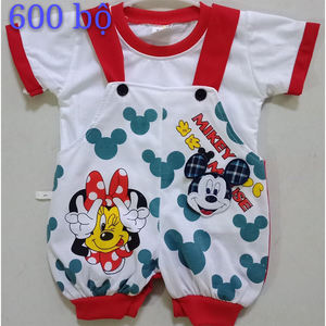 เสื้อผ้าเด็กแรกเกิดน่ารักขายส่ง ผ้าฝ้าย 100% เนื้อนุ่ม ถักแบบบูติก ชุดรอมเปอร์เด็กผู้ชายและเด็กผู้หญิงแบบเรียบ - Product Image 6