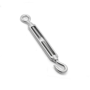 304 in <span class=keywords><strong>acciaio</strong></span> inossidabile tenditore a gancio e occhio per luci a stringa, immagine appesa, recinzione in filo da giardino, corda per tenda - Product Image 6