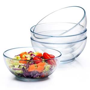 <b>Freshly</b> Theme Chocolate Bowl Restaurant Tableware Decoration <b>Fruit</b> Bowl Handmade Gold Color Clear Glass Dessert Bowl - Product Image 3