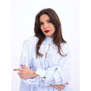 Chemise en tissu popeline 6464 - Design rayé Atlanta - Product Image 3