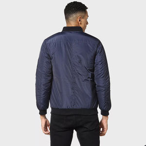 Meilleure vente 2024 blouson d'aviateur sur mesure en gros respirant léger blouson d'aviateur en nylon et polyester de baseball pour hommes - Product Image 3