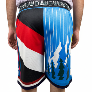 Shorts de sport confortables personnalisés en maille, style décontracté, shorts d'entraînement de baseball avec fonction respirante, shorts en maille pour hommes - Product Image 2