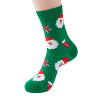 Chaussettes en coton pour hommes et femmes avec motifs tricotés, chaussettes de Noël chaudes pour enfants et adultes, en stock, personnalisables