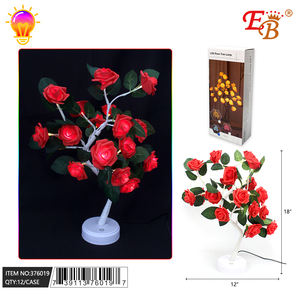 Luci LED Rosse per Albero di Natale 18 Pollici, Illuminazione Decorativa per Decorazioni Natalizie - Product Image 1