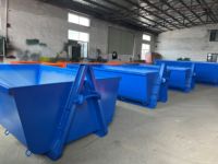 Poubelle empilable extérieure robuste Marrel Bin Scrap Metal Skip Bin Grande poubelle Roll off Dumpster Manufacturers