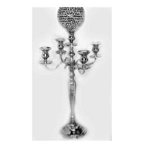 Luxury Floor Decorative Metal Golden Menorah Candelabra with 5 Arms Handmade <b>Candle</b> Holder For Parties & Wedding Lighting - Product Image 5