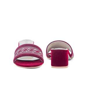 Maroon Fancy Sports pour Chaussons FN7829 - Product Image 2