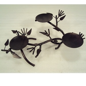 Candle <b>Holder</b> Stand 5 Arms Iron Tea Light Candle <b>Holder</b> <b>Black</b> Color for Home Living Room Party Wedding Table Top Decorative - Product Image 4