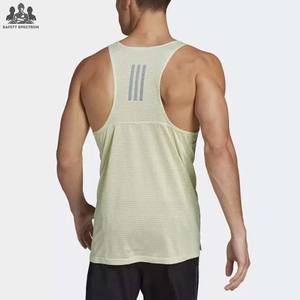 Men's Casual Knitted <b>Workout</b> <b>Tank</b> <b>Top</b> | 100% Polyester Eco-Friendly | Lightweight Breathable Quick Dry | OEM Factory Wholesale - Product Image 5