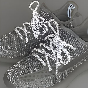 เชือกรองเท้าสะท้อนแสงกีฬาความปลอดภัยทางอุตสาหกรรมพร้อมบรรจุภัณฑ์แบบกำหนดเองบรรจุภัณฑ์คู่ - Product Image 3