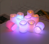 Bougies électroniques de Noël TOOWIN, petites bougies chauffe-plat, bougies LED, décorations de Noël, de mariage et d'anniversaire